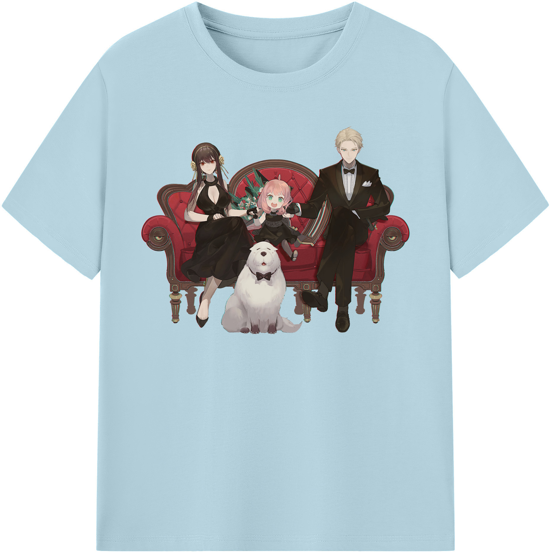 （画像用） SPY×FAMILY间谍家家酒 綿100％半袖Tシャツ（フロントプリント）